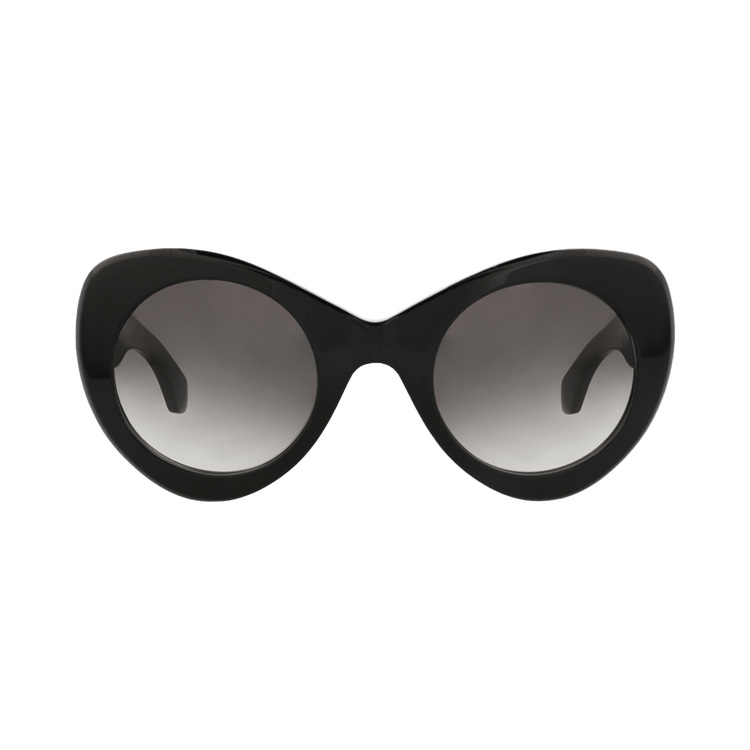 Alaïa Cat Eye-Frame Recycled Acetate Sunglasses — Black – 002