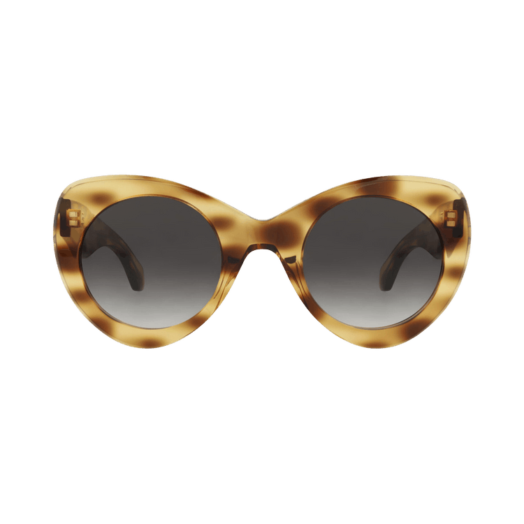 Alaïa Cat Eye-Frame Recycled Acetate Sunglasses — Multi-Color