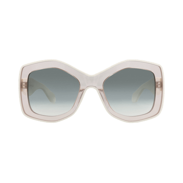 Alaïa Square-Frame Recycled Acetate Sunglasses — White – Nude Green AA0066S 30014220 002