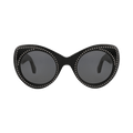 Alaïa Cat Eye-Frame Recycled Acetate Sunglasses — Black