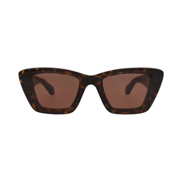 Alaïa Square-Frame Recycled Acetate Sunglasses — Multi-Color – Brown AA0070S 30014377 002