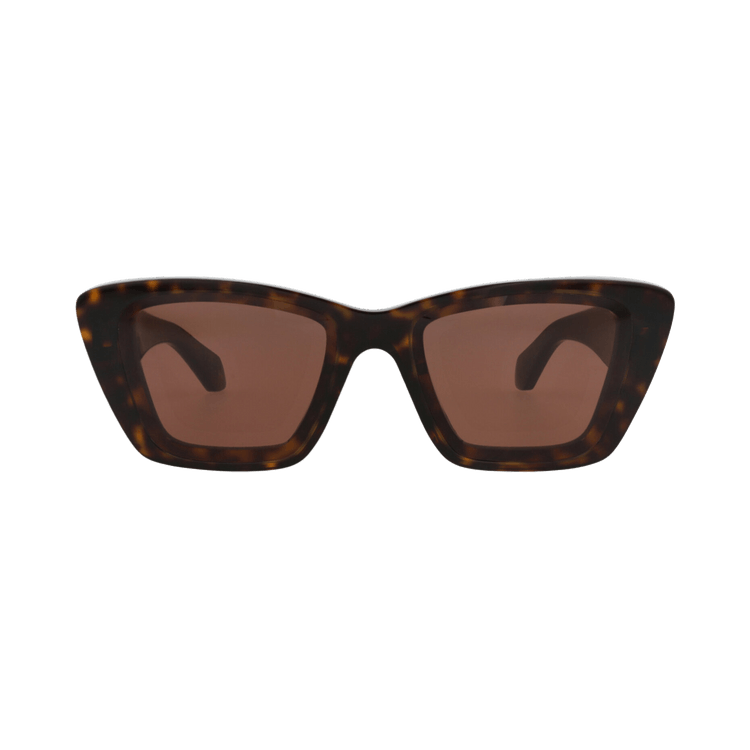 Alaïa Square-Frame Recycled Acetate Sunglasses — Multi-Color – Brown AA0070S 30014377 002