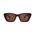 Alaïa Square-Frame Recycled Acetate Sunglasses — Multi-Color – Brown AA0070S 30014377 002