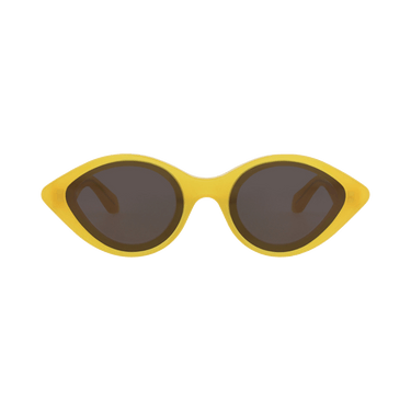 Alaïa Cat Eye-Frame Recycled Acetate Sunglasses — Yellow