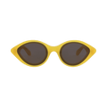 Alaïa Cat Eye-Frame Recycled Acetate Sunglasses — Yellow