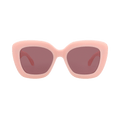 Alaïa Square-Frame Recycled Acetate Sunglasses — Pink