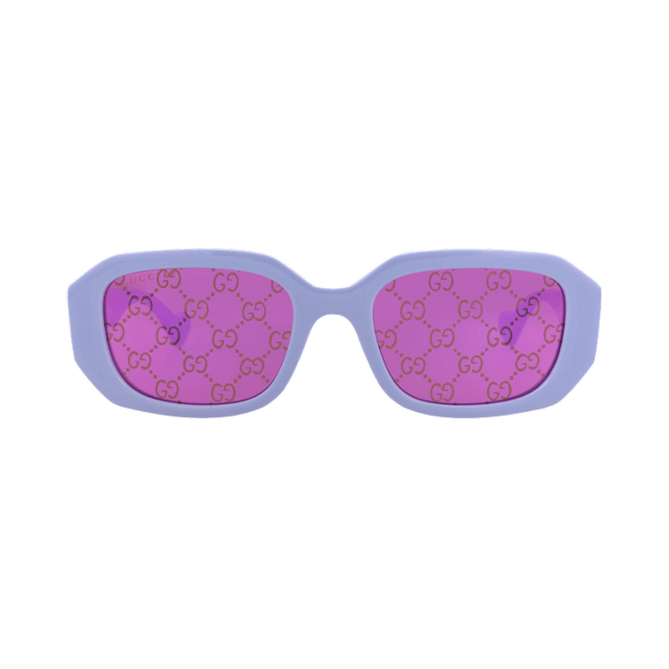 Gucci Square-Frame Injection Sunglasses — Purple – Pink GG1535S 30014812 004