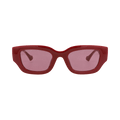 Gucci Cat Eye-Frame Injection Sunglasses — Red