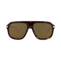 Gucci Aviator-Frame Acetate Sunglasses — Brown