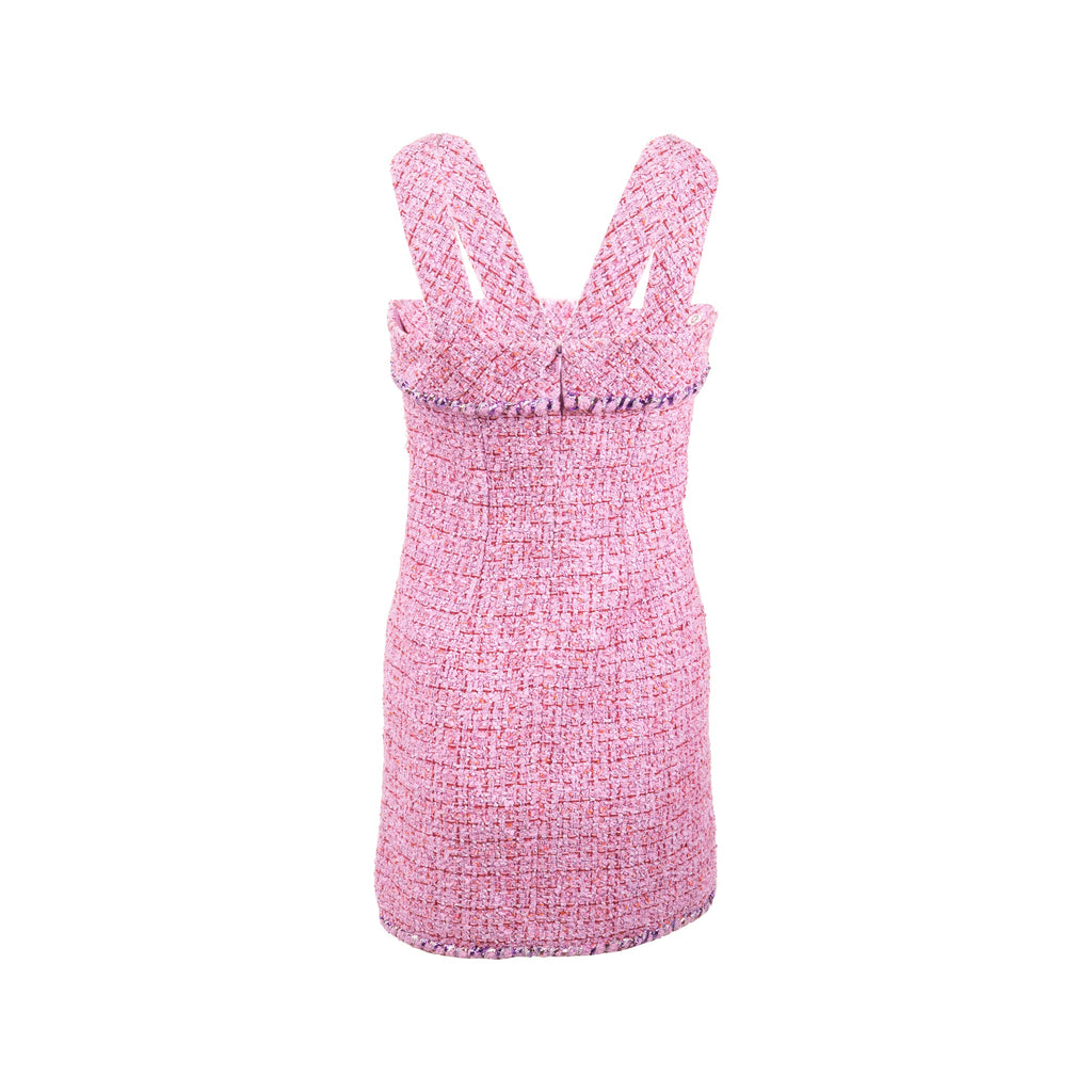 chanel-size-34-22p-tweed-mini-dress-cotton-polyester-light-purple-pink