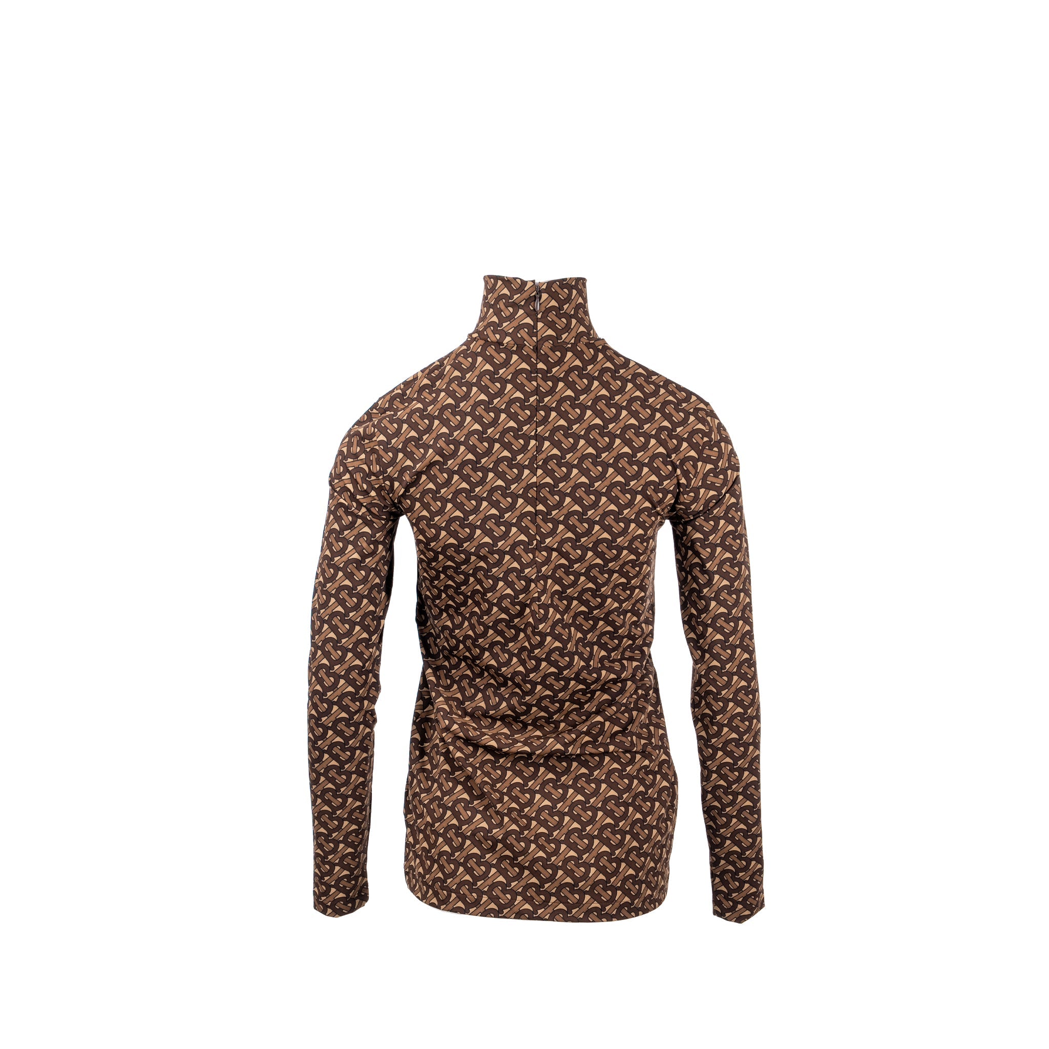 burberry-size-small-trancura-tb-monogram-top-brown