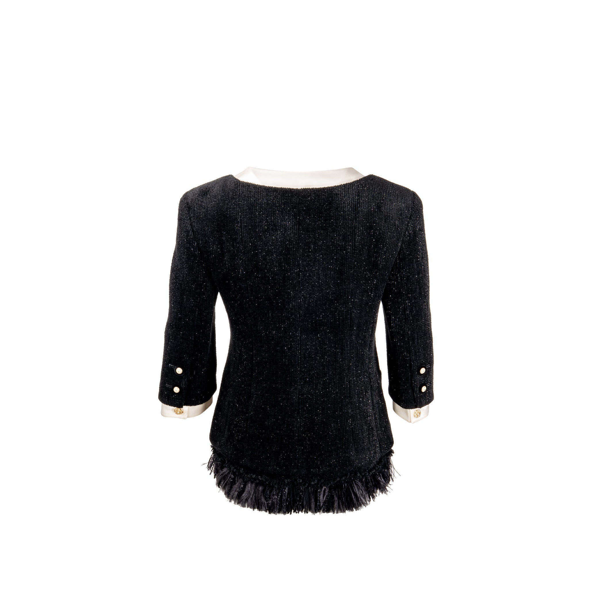chanel-size-36-20a-runway-matiers-d-art-feather-trim-jacket-black