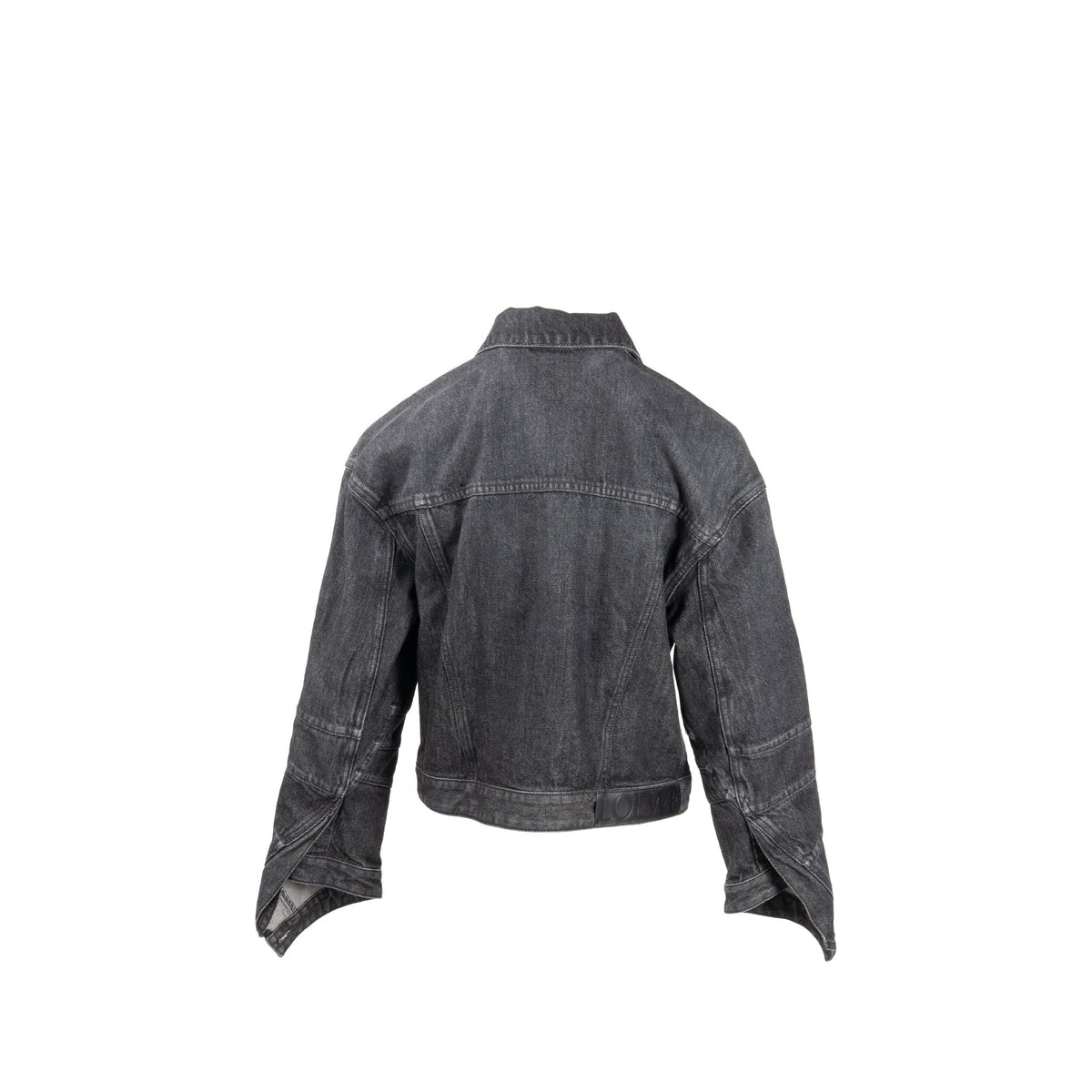 loewe-size-40-twisted-denim-jacket-cotton-black