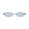 Gentle Monster Node 02 Sunglasses — Silver