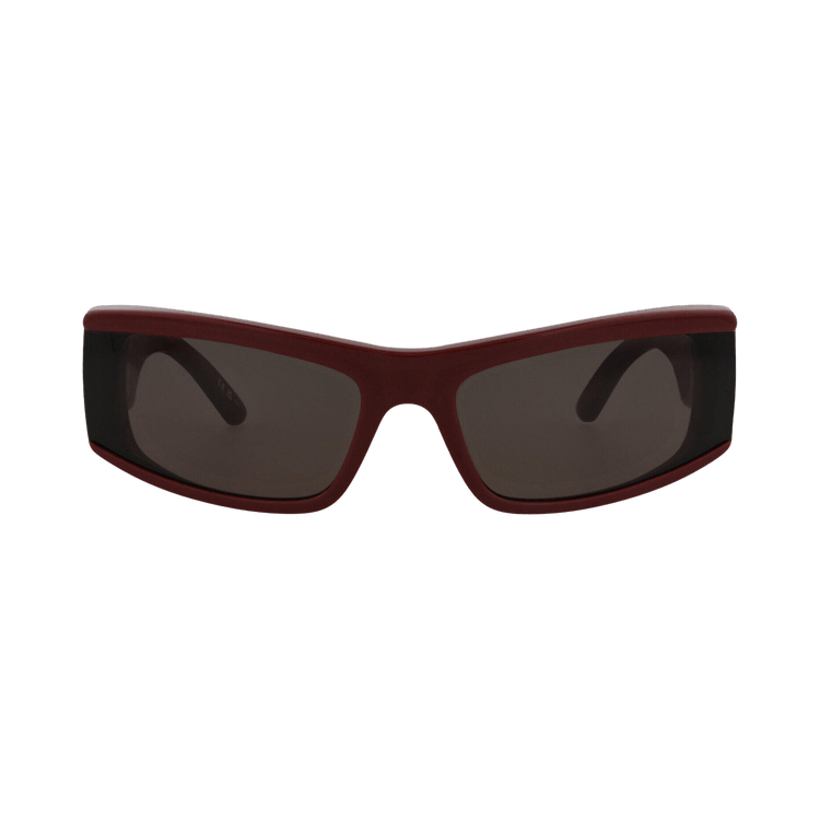 Balenciaga Cat Eye Frame Recycled Acetate Sunglasses — Red