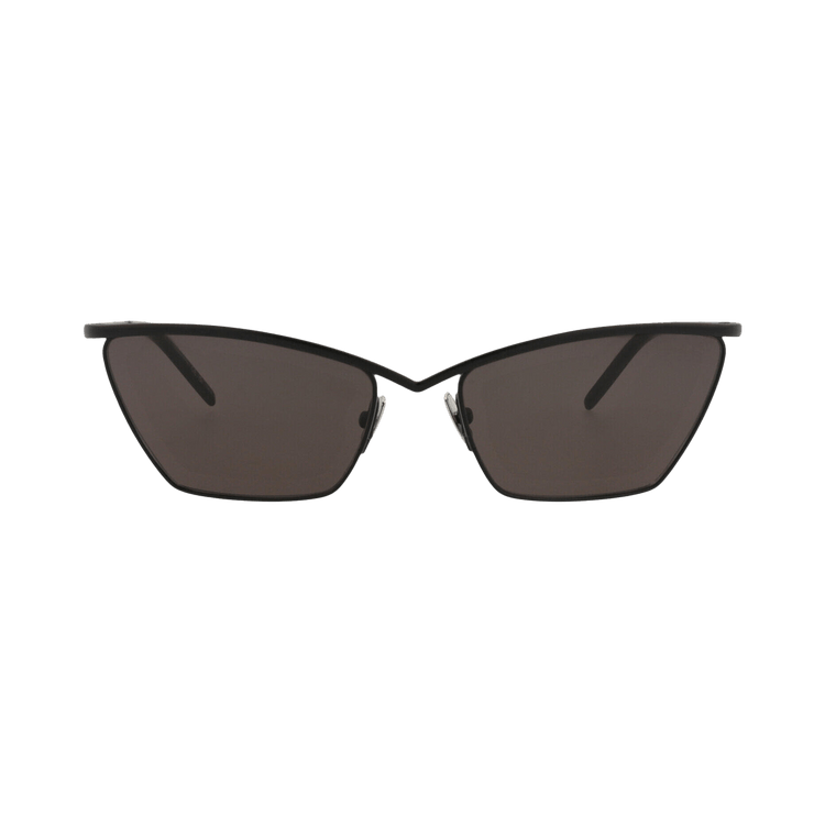Saint Laurent Cat Eye Frame Metal Sunglasses — Black