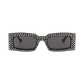 Gucci Square Frame Recycled Acetate Sunglasses — Black – Grey GG1425S 30014487 005