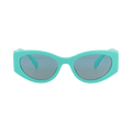 Gucci Cat Eye Frame Injection Sunglasses — Blue