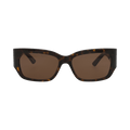 Balenciaga Square Frame Recycled Acetate Sunglasses — Brown