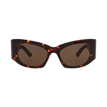 Balenciaga Cat Eye Frame Recycled Acetate Sunglasses — Brown – BB0327S 30014892 002