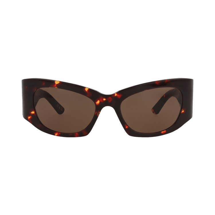 Balenciaga Cat Eye Frame Recycled Acetate Sunglasses — Brown – BB0327S 30014892 002