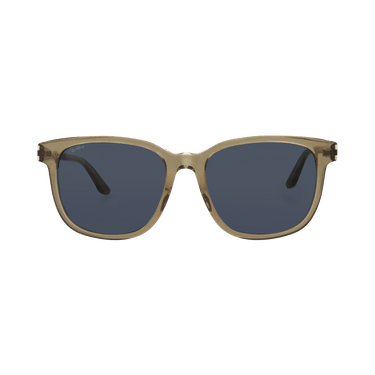 Cartier Square Frame Acetate Sunglasses — Brown – Grey CT0002SA 30002119 004