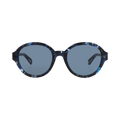 Chloé Round Frame Recycled Acetate Sunglasses — Blue