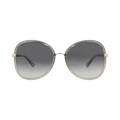 Chloé Round Frame Injection Sunglasses — Grey