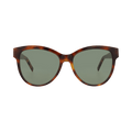Saint Laurent Round Frame Recycled Acetate Sunglasses — Brown
