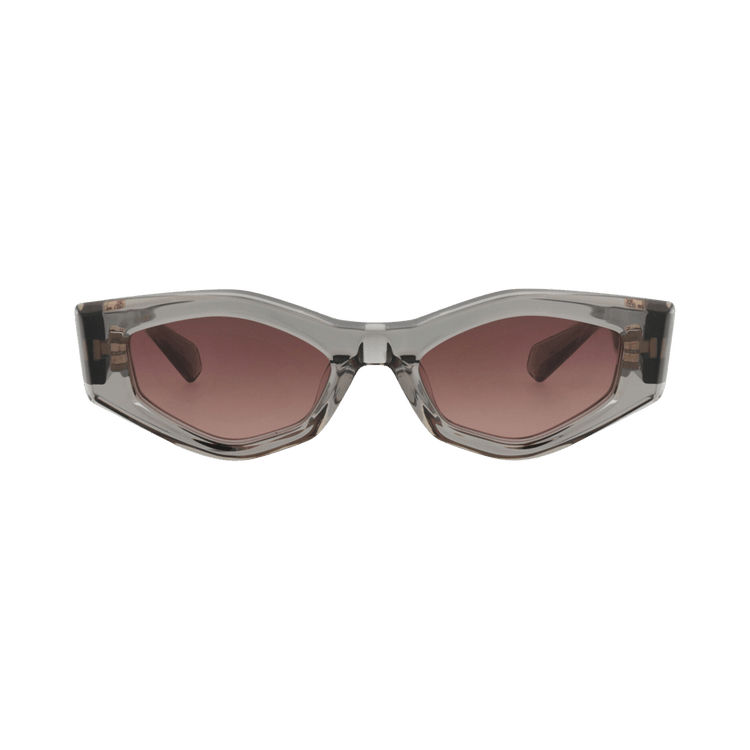 Valentino Cat Eye Frame Acetate Sunglasses — Grey