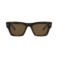 Valentino Square Frame Acetate Sunglasses — Brown – 106B