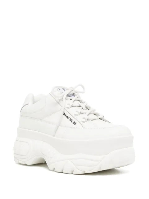 NAKED WOLFE Sporty platform lace-up sneakers