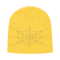 Sp5der Rhinestone Silk Skully 'Yellow'