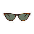 Saint Laurent Cat Eye-Frame Acetate Sunglasses — Brown – Green SL550SLIM 30013720 002