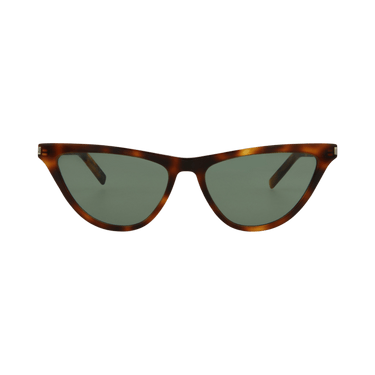 Saint Laurent Cat Eye-Frame Acetate Sunglasses — Brown – Green SL550SLIM 30013720 002