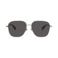 Kenzo Square-Frame Metal Sunglasses — Silver – Palladium Smoke KZ40165U56 16A