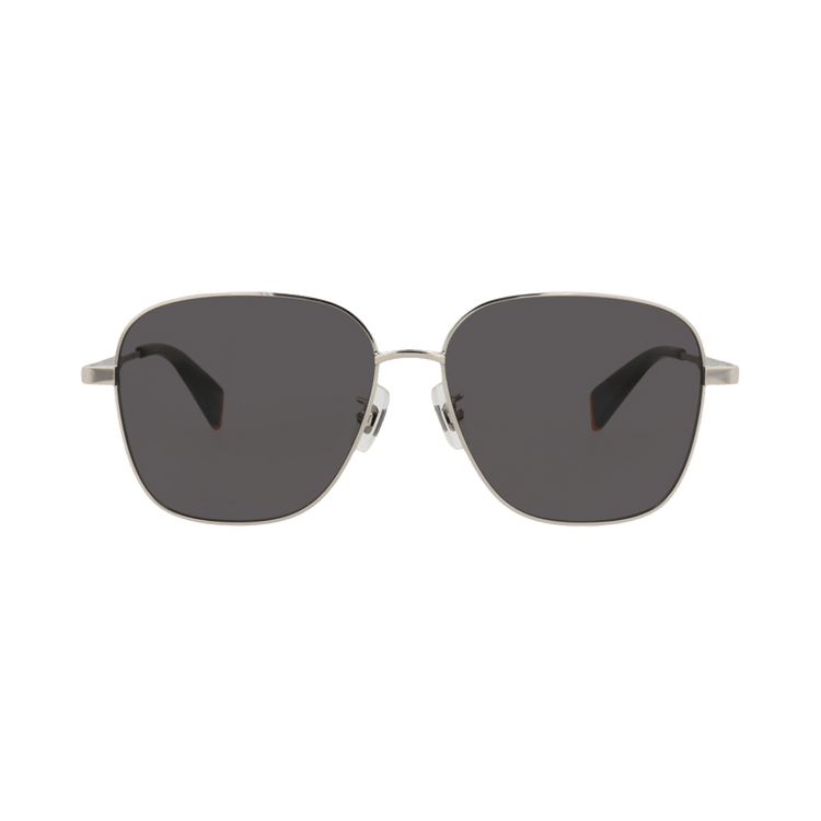 Kenzo Square-Frame Metal Sunglasses — Silver – Palladium Smoke KZ40165U56 16A