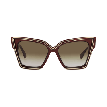 Valentino Cat Eye-Frame Acetate Sunglasses — Brown – 126B 54