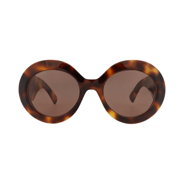 Gucci Round-Frame Recycled Acetate Sunglasses — Brown – Havana GG1647S 30015325 009