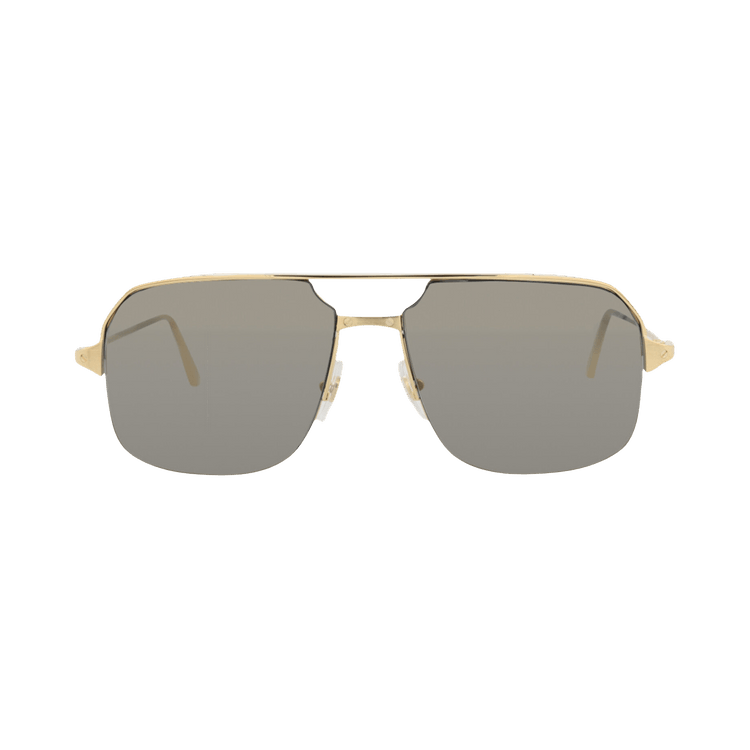 Cartier Aviator-Frame Metal Sunglasses — Gold – Bronze CT0230S 30008366 003