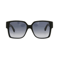Saint Laurent Rectangle-Frame Acetate Sunglasses — Black