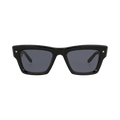 Valentino Square-Frame Acetate Sunglasses — Black – 106A 53