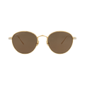 Cartier Round-Frame Titanium Sunglasses — Gold – Brown CT0009S 30002131 002