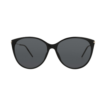 Gucci Cat Eye-Frame Recycled Acetate Sunglasses — Black – Gold Grey GG1268S 30013855 001
