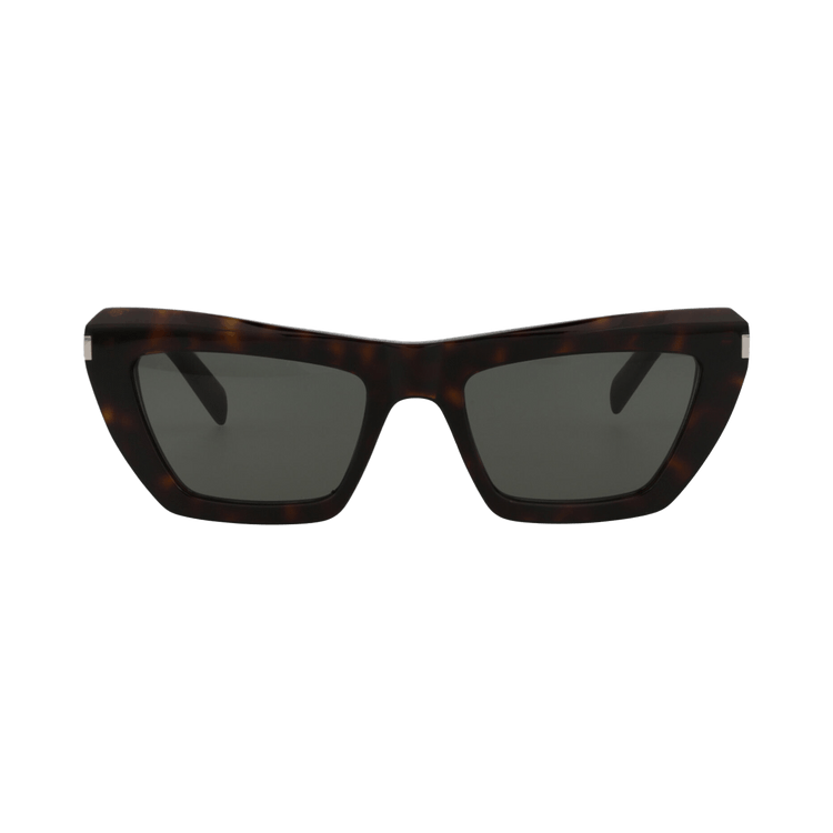 Saint Laurent Square-Frame Acetate Sunglasses — Brown