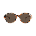 Chloé Round-Frame Recycled Acetate Sunglasses — Orange