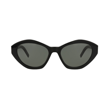 Saint Laurent Cat Eye-Frame Acetate Sunglasses — Black – Grey SLM60 30008537 006