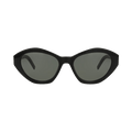 Saint Laurent Cat Eye-Frame Acetate Sunglasses — Black – Grey SLM60 30008537 006