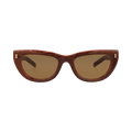 Gucci Cat Eye-Frame Recycled Acetate Sunglasses — Pink – Brown GG1521S 30014799 003