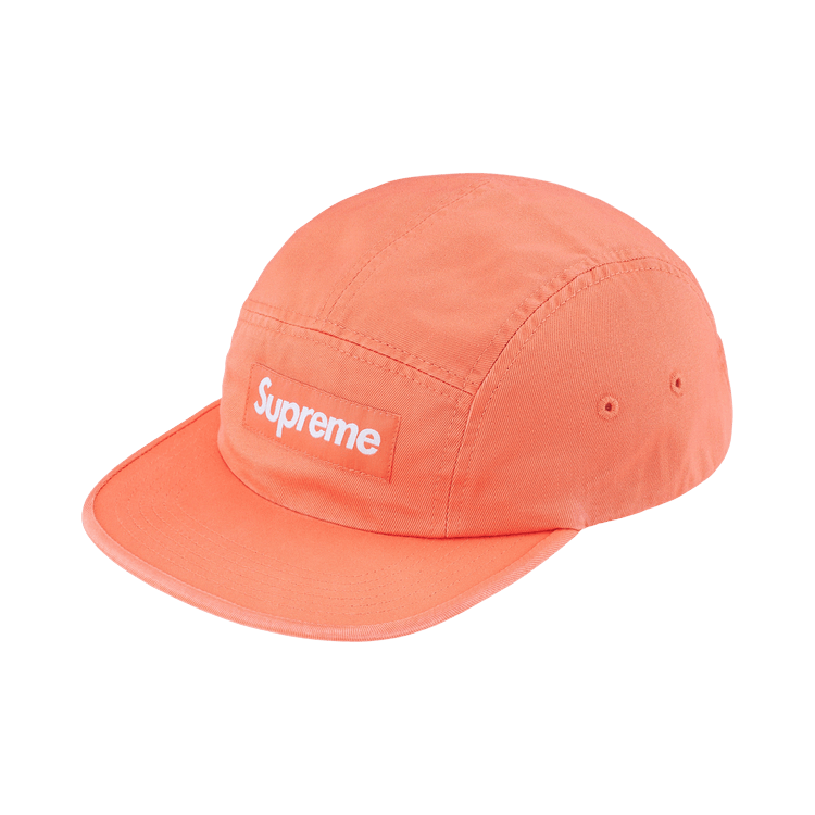 Supreme Washed Chino Twill Camp Cap 'Light Orange' – SS26H2